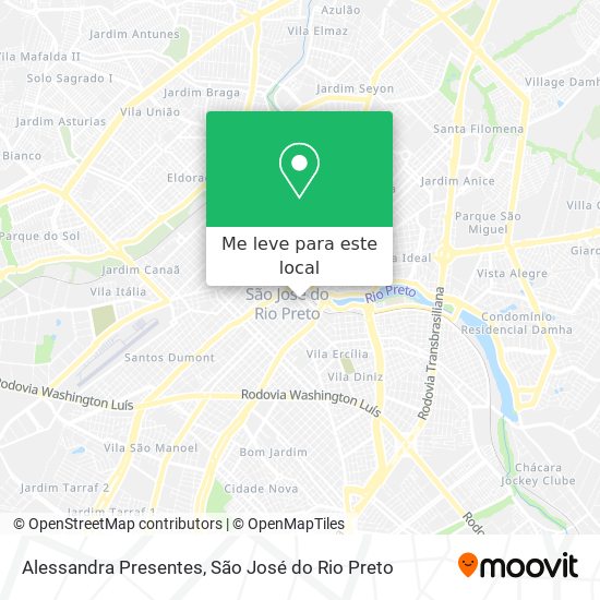 Alessandra Presentes mapa