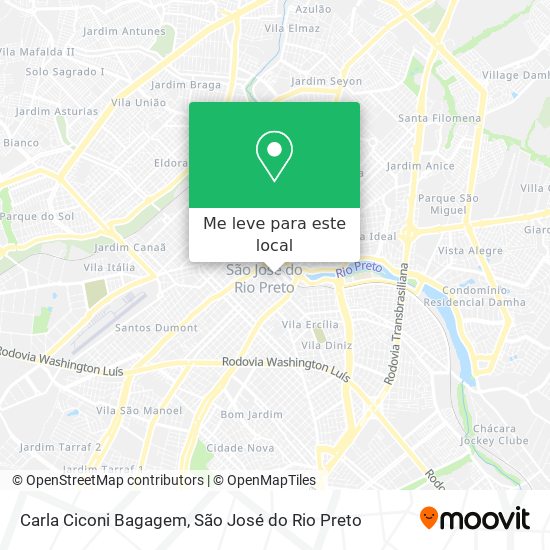 Carla Ciconi Bagagem mapa