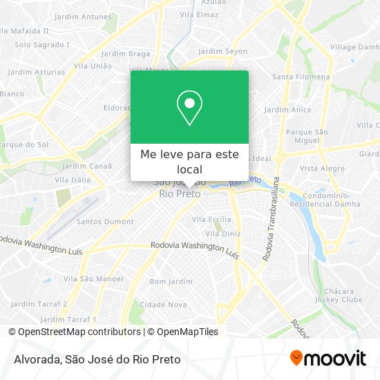 Alvorada mapa