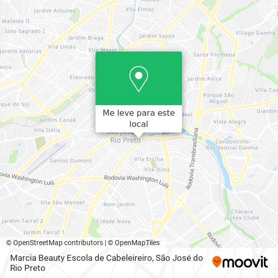 Marcia Beauty Escola de Cabeleireiro mapa
