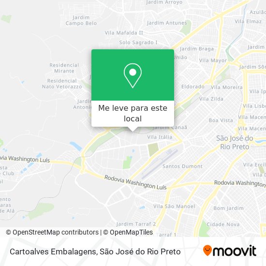Cartoalves Embalagens mapa
