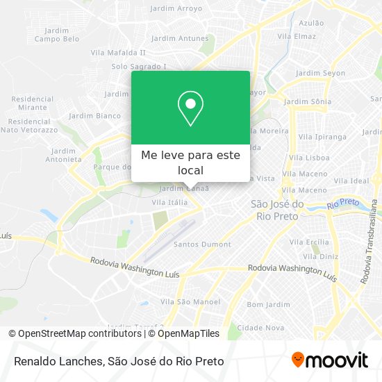 Renaldo Lanches mapa