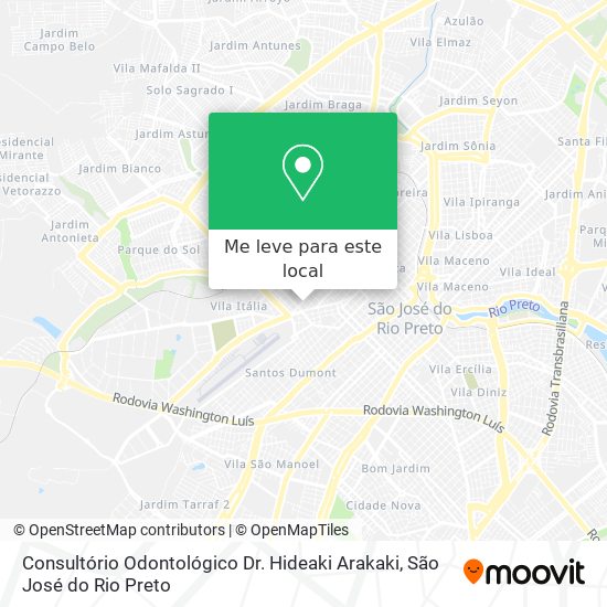 Consultório Odontológico Dr. Hideaki Arakaki mapa