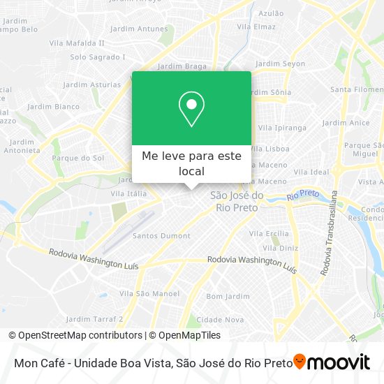 Mon Café - Unidade Boa Vista mapa