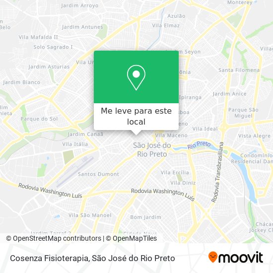 Cosenza Fisioterapia mapa