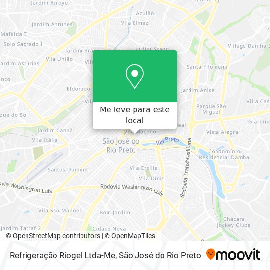 Refrigeração Riogel Ltda-Me mapa