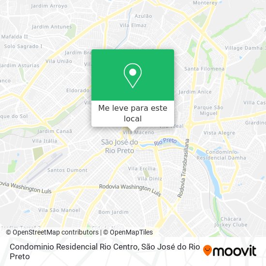 Condominio Residencial Rio Centro mapa