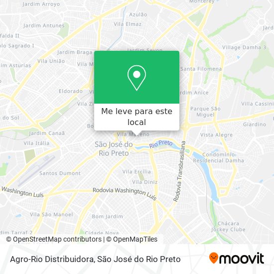 Agro-Rio Distribuidora mapa