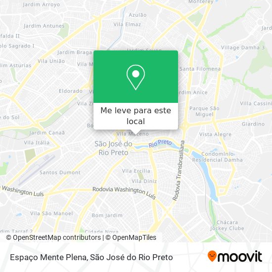 Espaço Mente Plena mapa