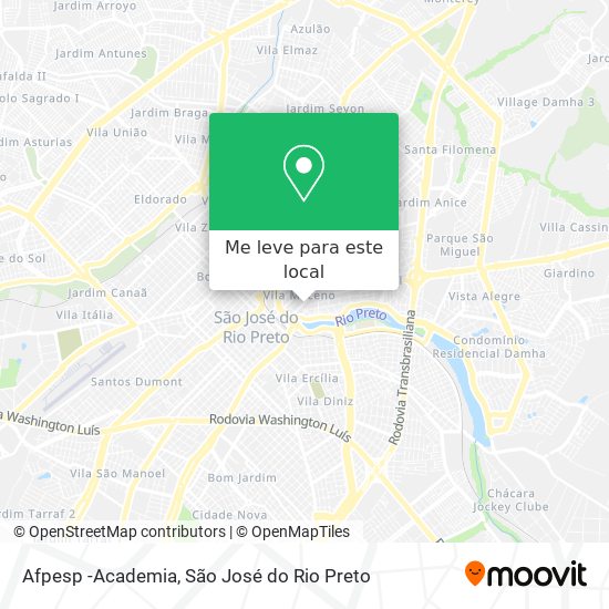 Afpesp -Academia mapa