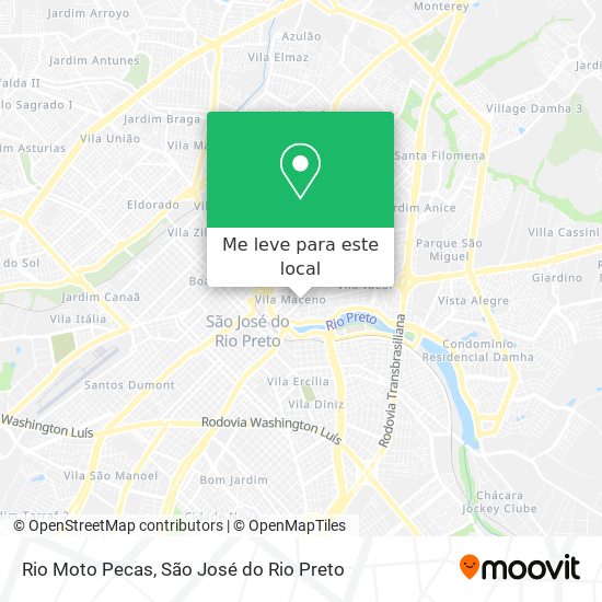 Rio Moto Pecas mapa