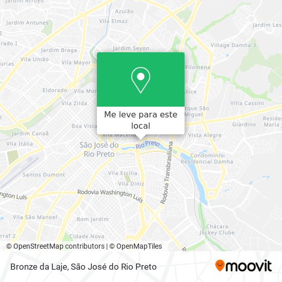 Bronze da Laje mapa