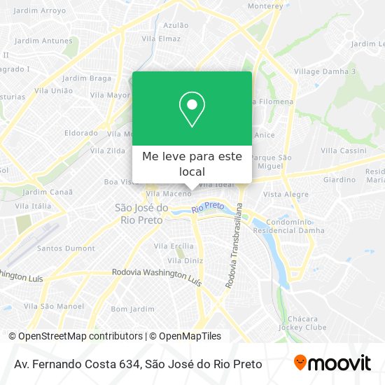 Av. Fernando Costa 634 mapa