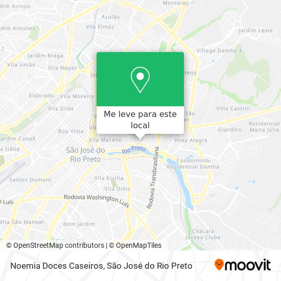 Noemia Doces Caseiros mapa