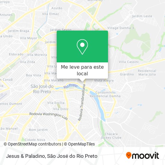 Jesus & Paladino mapa