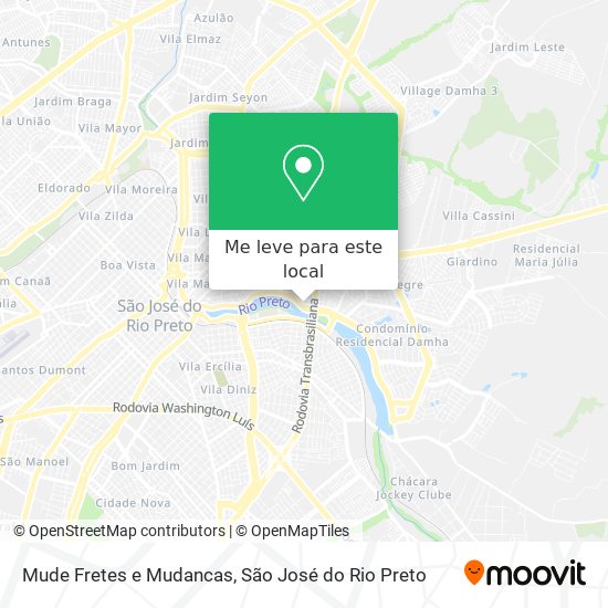 Mude Fretes e Mudancas mapa