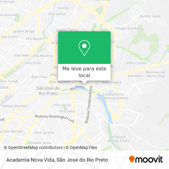 Academia Nova Vida mapa