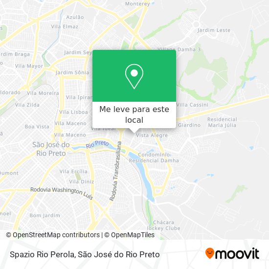 Spazio Rio Perola mapa