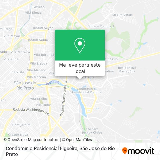 Condomínio Residencial Figueira mapa