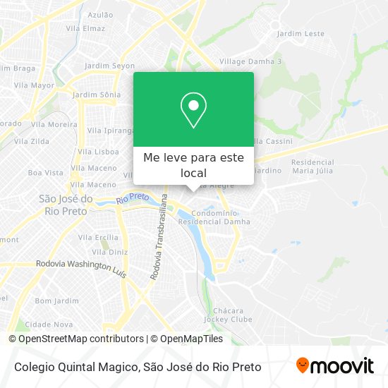 Colegio Quintal Magico mapa