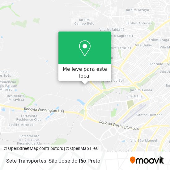 Sete Transportes mapa