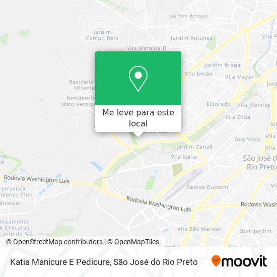 Katia Manicure E Pedicure mapa