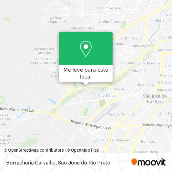 Borracharia Carvalho mapa