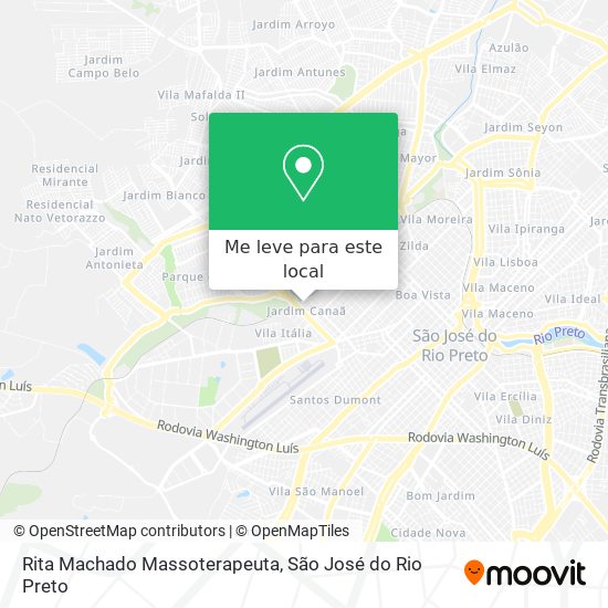 Rita Machado Massoterapeuta mapa