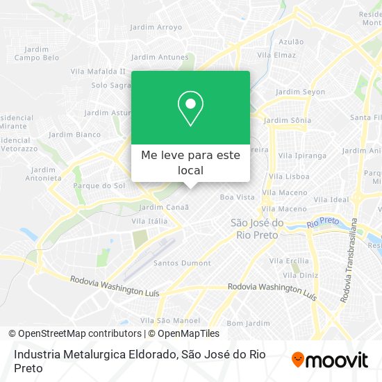 Industria Metalurgica Eldorado mapa