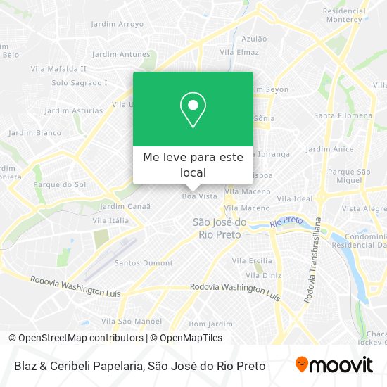 Blaz & Ceribeli Papelaria mapa