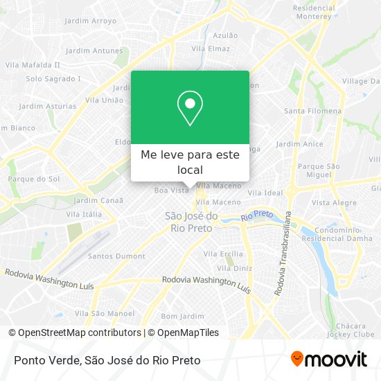 Ponto Verde mapa