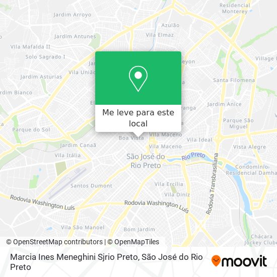 Marcia Ines Meneghini Sjrio Preto mapa