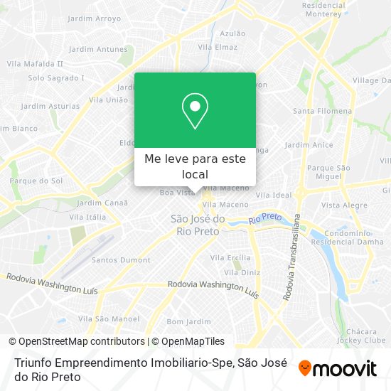 Triunfo Empreendimento Imobiliario-Spe mapa