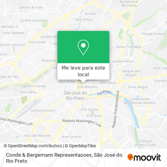 Conde & Bergemann Representacoes mapa