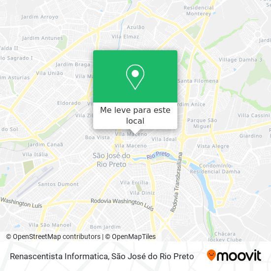 Renascentista Informatica mapa