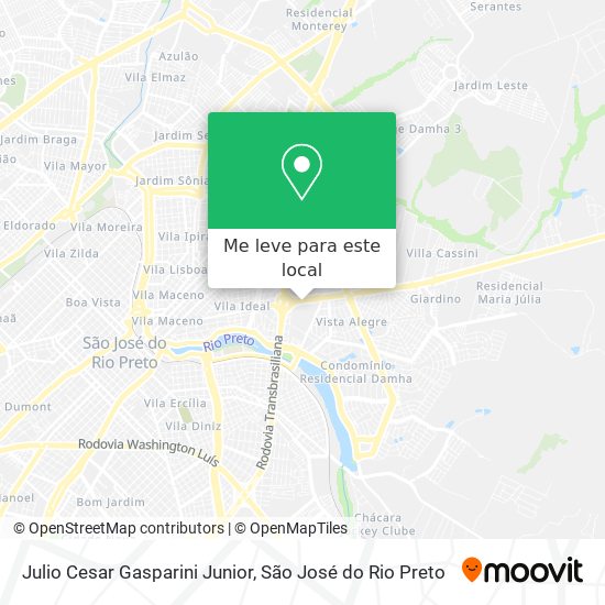 Julio Cesar Gasparini Junior mapa