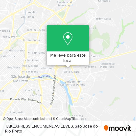 TAKEXPRESS ENCOMENDAS LEVES mapa
