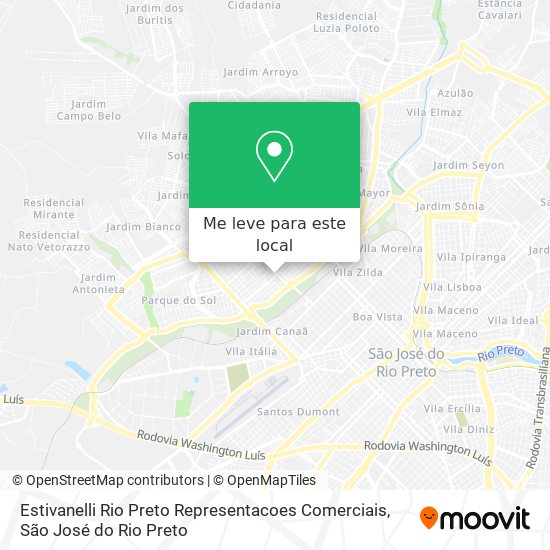 Estivanelli Rio Preto Representacoes Comerciais mapa