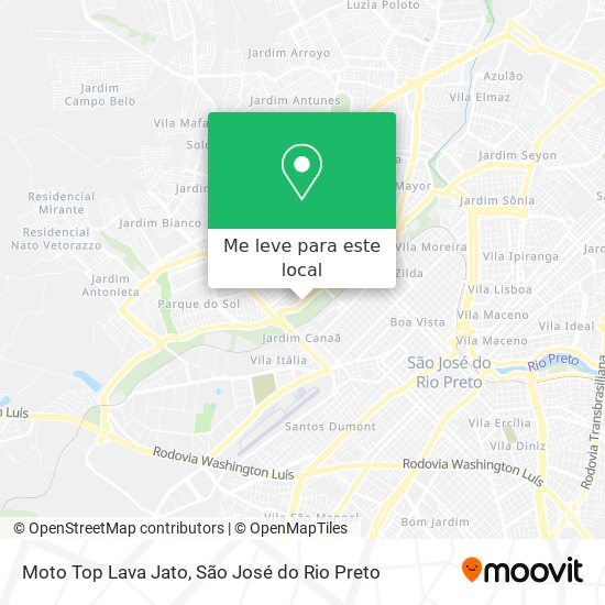 Moto Top Lava Jato mapa