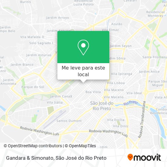 Gandara & Simonato mapa