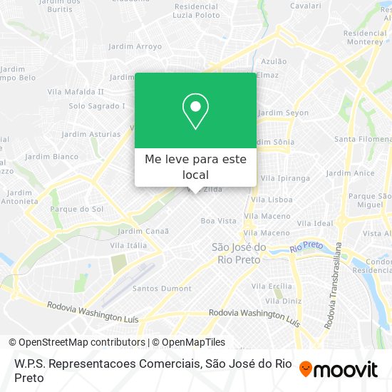 W.P.S. Representacoes Comerciais mapa