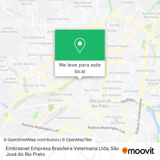Embrasvet Empresa Brasileira Veterinaria Ltda mapa