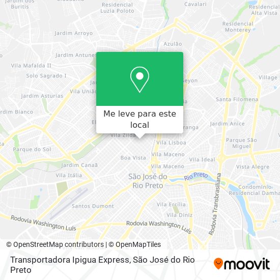 Transportadora Ipigua Express mapa