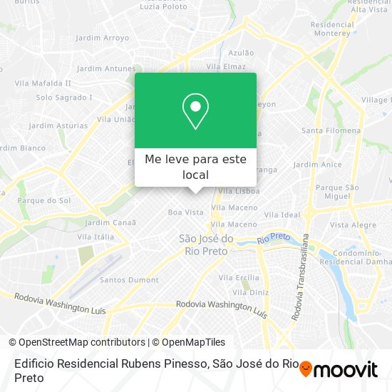 Edificio Residencial Rubens Pinesso mapa