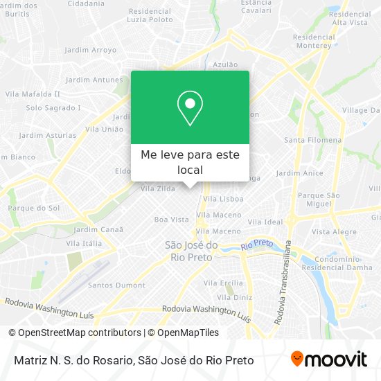 Matriz N. S. do Rosario mapa