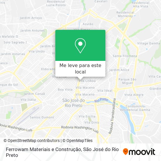 Ferrowam Materiais e Construção mapa