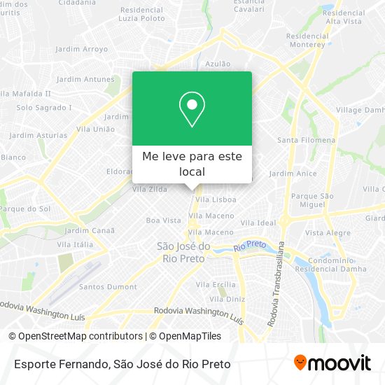 Esporte Fernando mapa