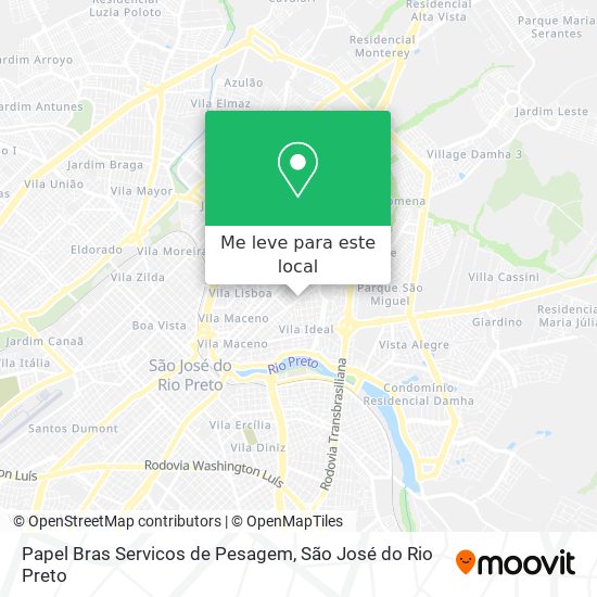 Papel Bras Servicos de Pesagem mapa