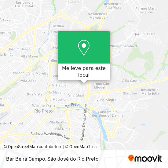 Bar Beira Campo mapa