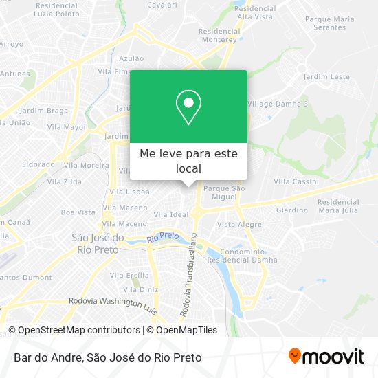 Bar do Andre mapa